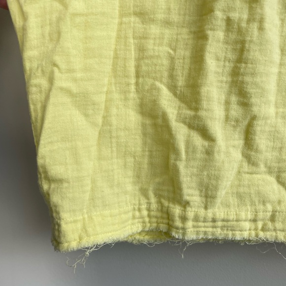 Natural Life Sleeveless V-Neck Crop Top in Yellow - Picture 5 of 9